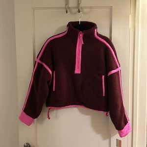 NWT FP Movement Mountain High 1/2 Zip Fleece